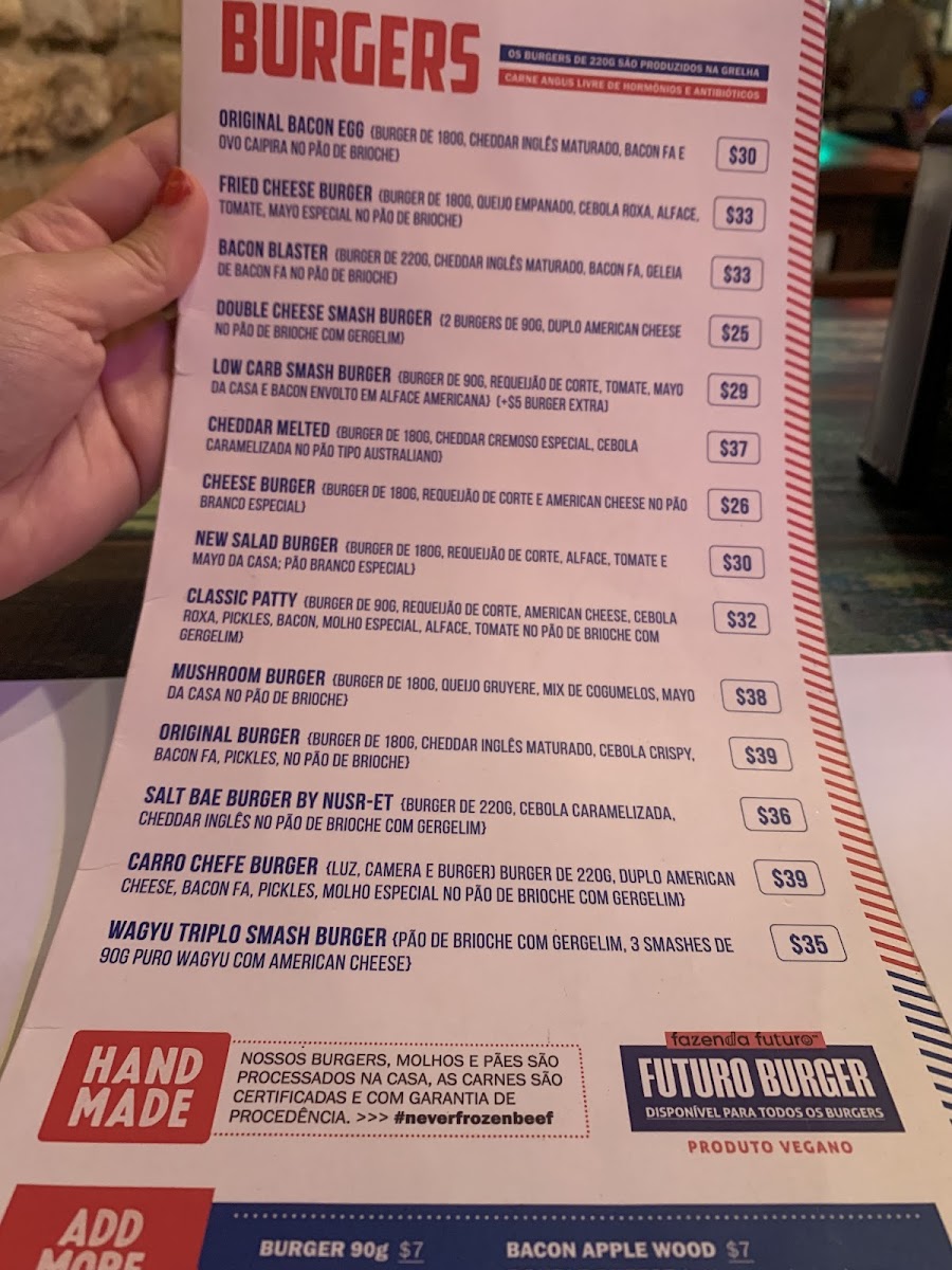 Menu Original Co. Burger & Steak-2